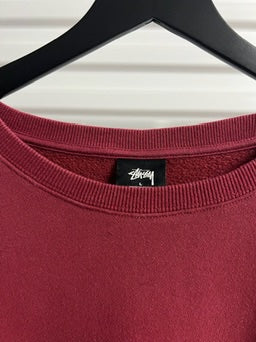 2000’s Vintage Stussy Maroon Sweatshirt - L