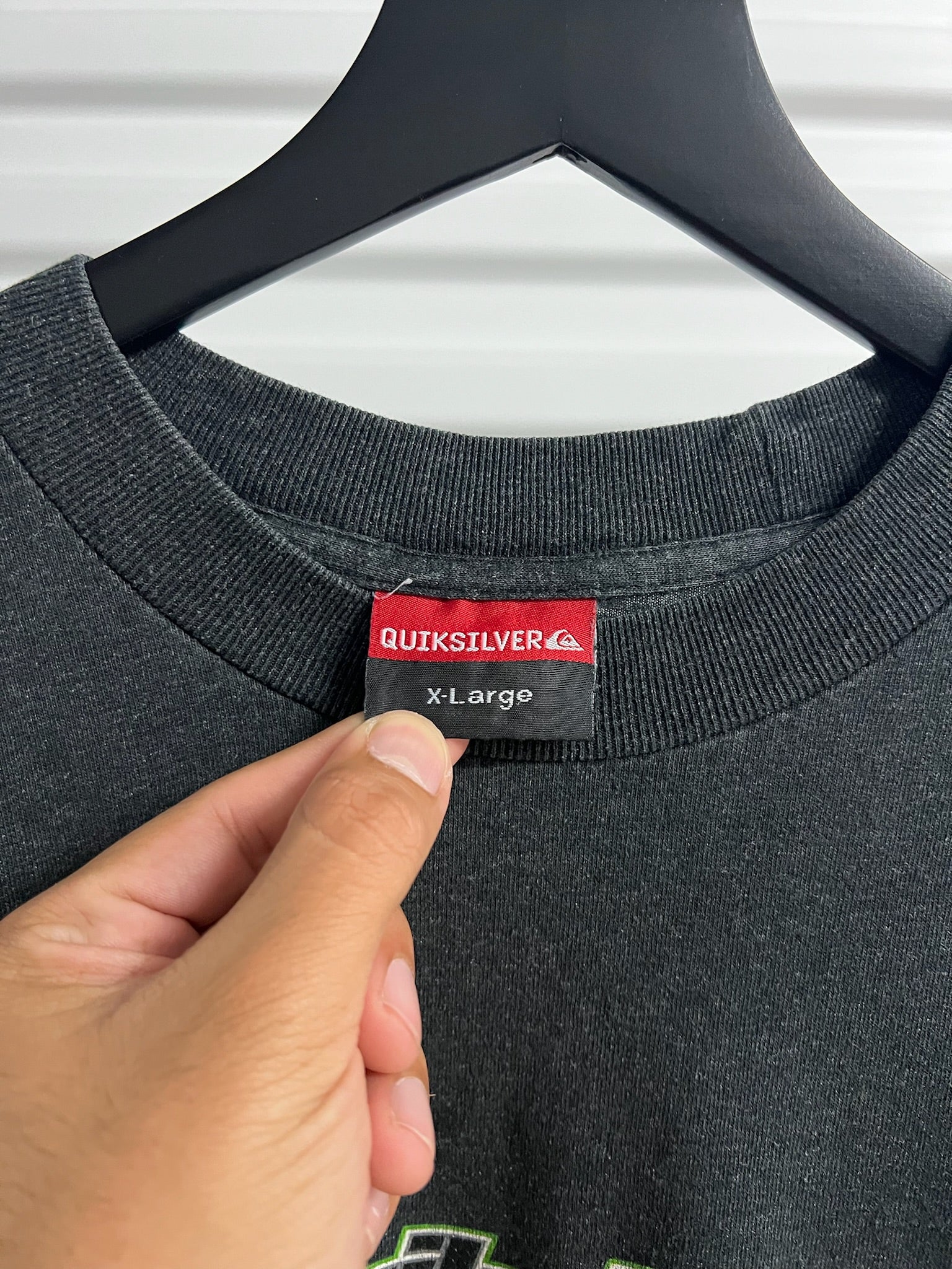 90’s Vintage Quiksilver Striped Long Sleeve - XL