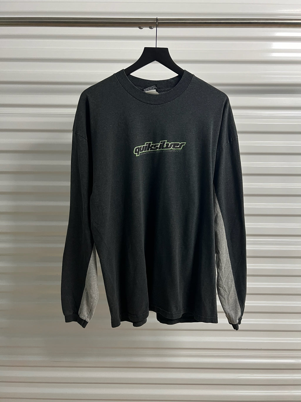 90’s Vintage Quiksilver Striped Long Sleeve - XL