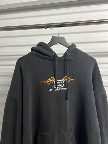 90’s Billabong Flame Long Sleeve Hoodie - XL