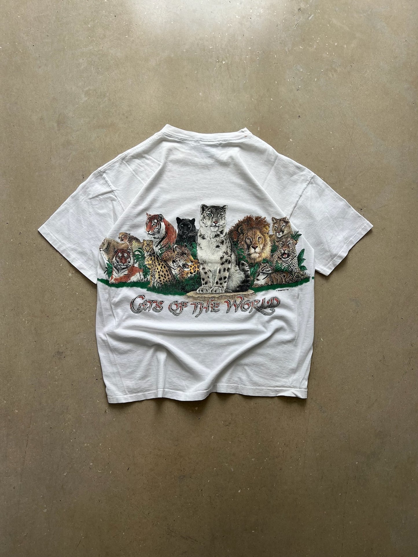90's Cats of the World Tee XL