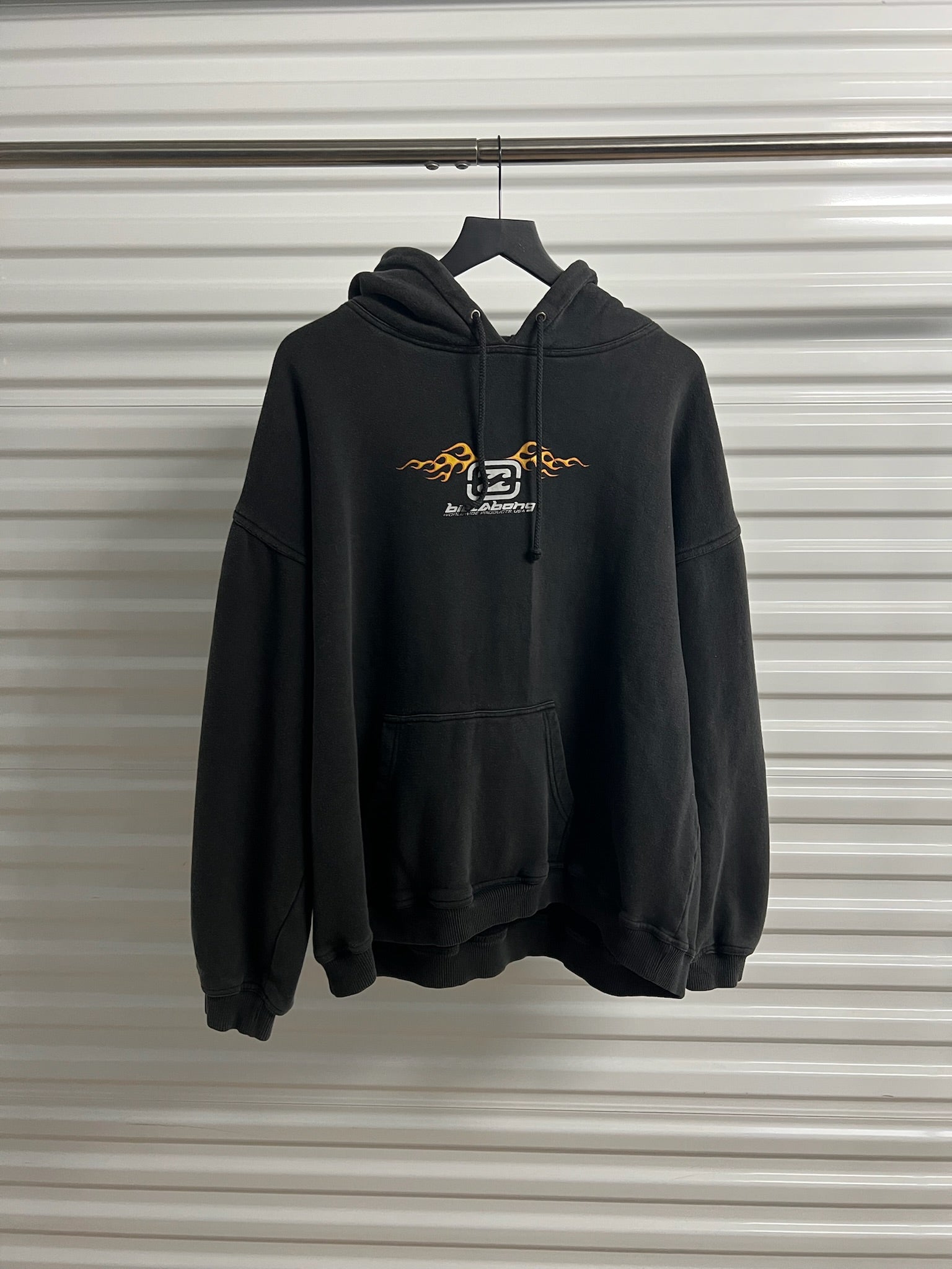 90’s Billabong Flame Long Sleeve Hoodie - XL