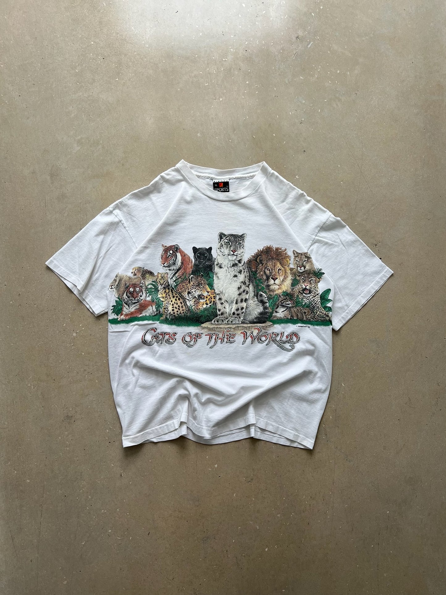 90's Cats of the World Tee XL