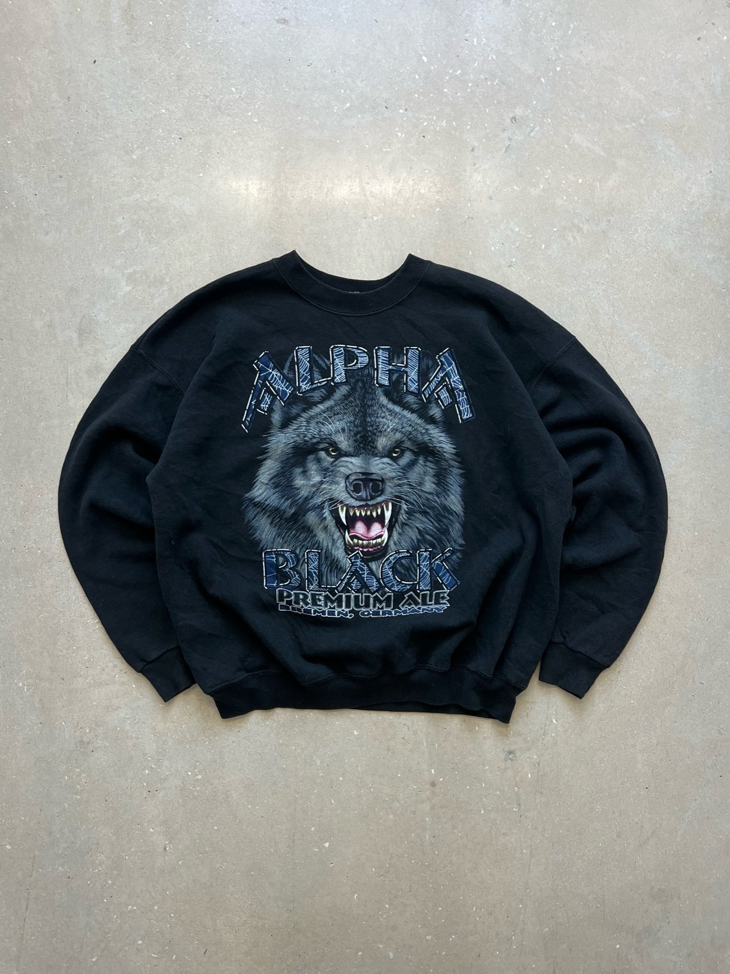 90's Alpha Wolf Crewneck XL