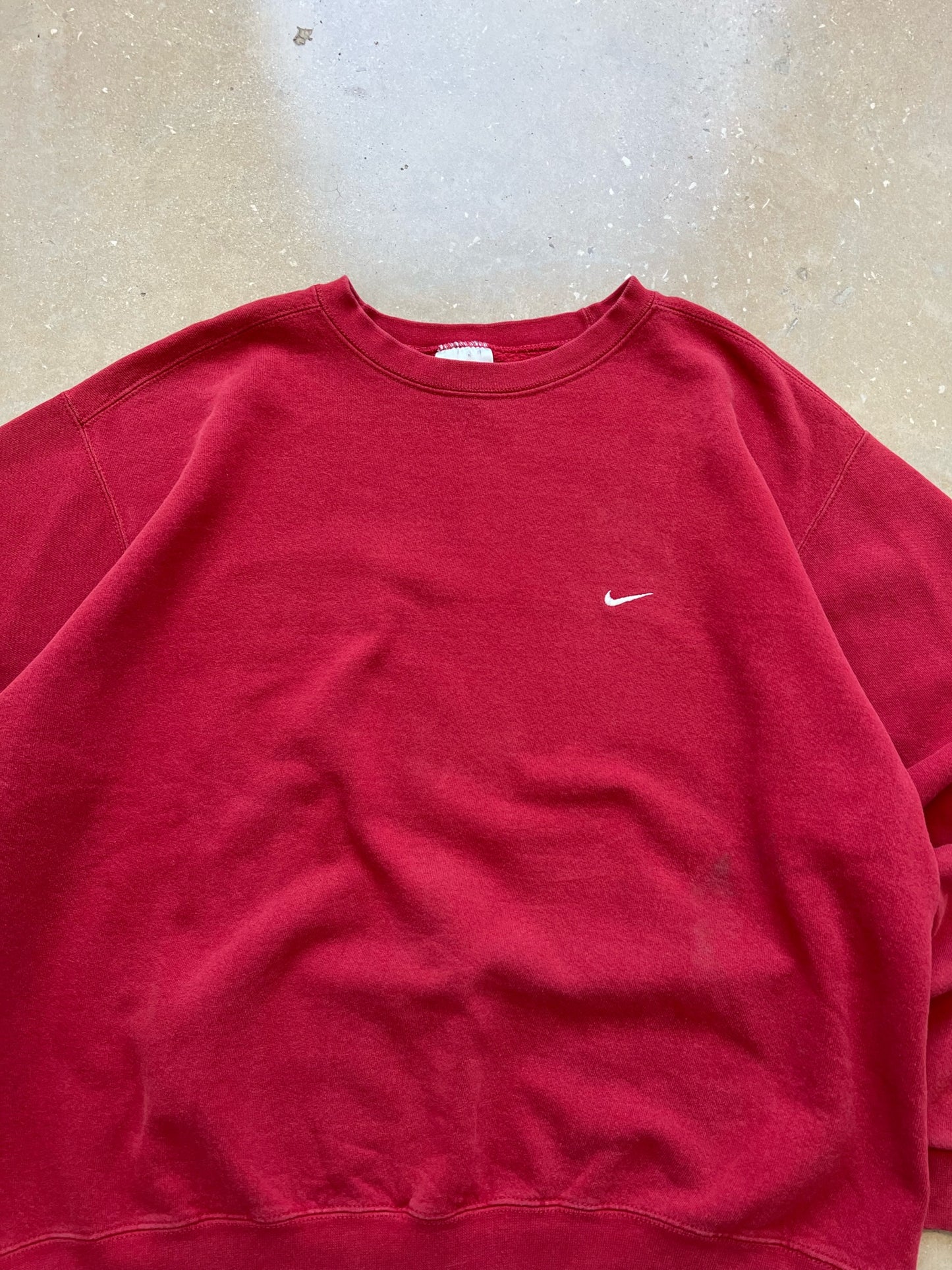 90's Red Nike Crewneck XL