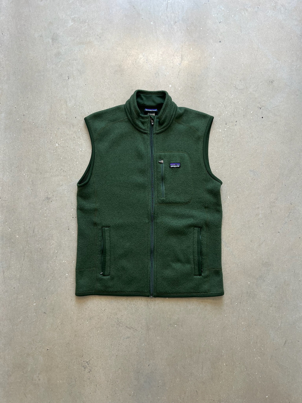 Vintage Green Patagonia Vest - L