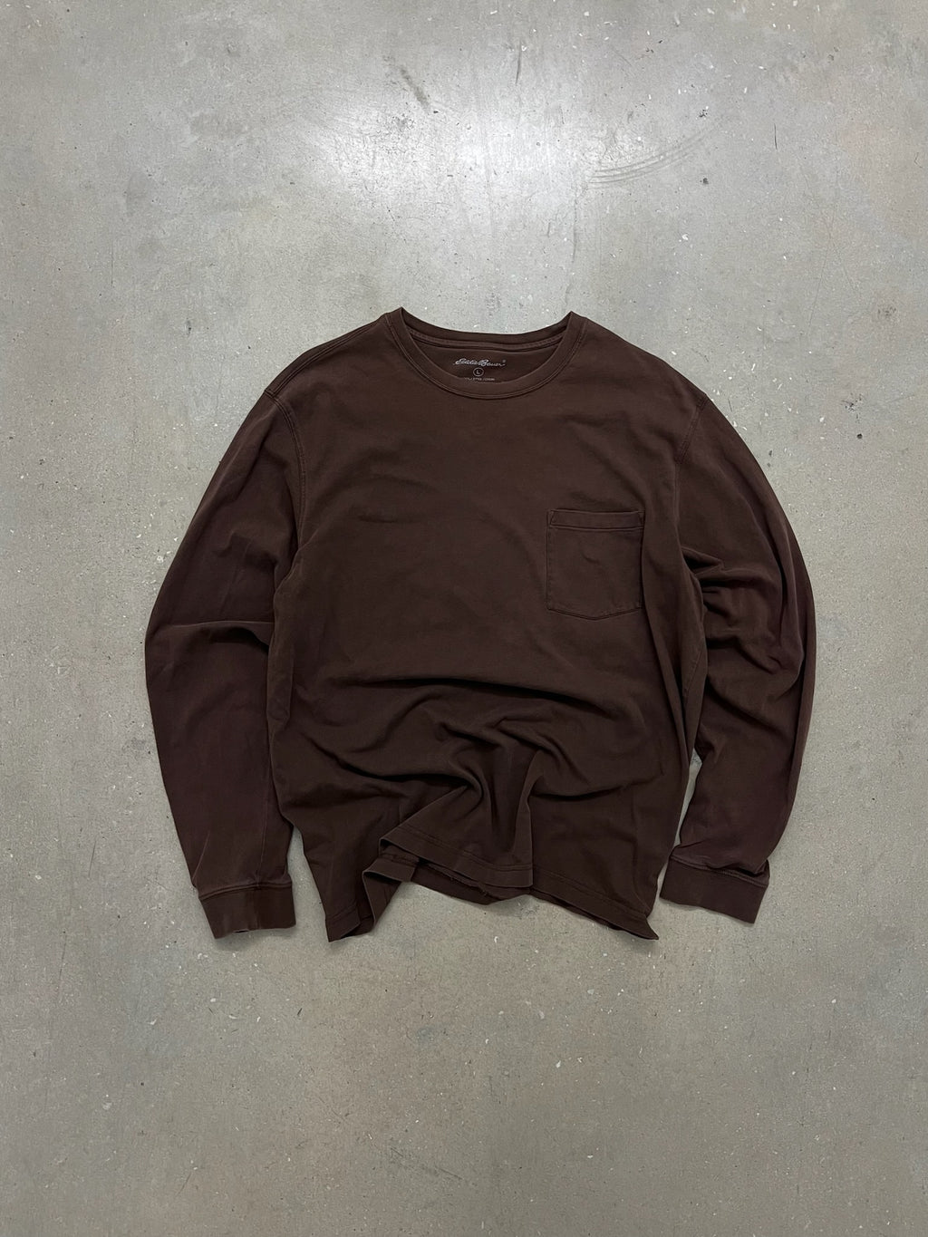 Eddie Bauer Brown Long Sleeve - L