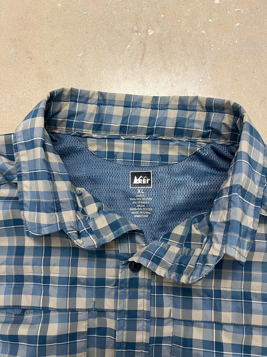 Blue REI Button Up - XL