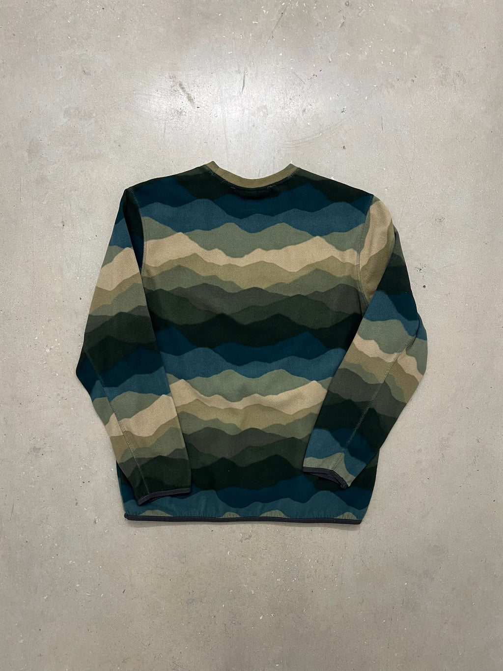 Eddie Bauer Mountain Pattern Fleece - L