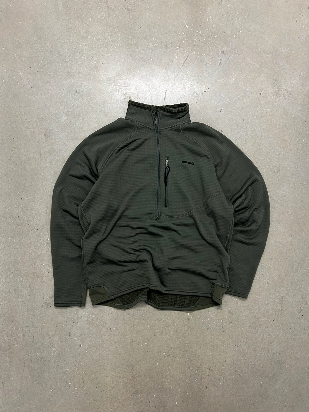 Vintage Patagonia Green Quarter Zip - XL