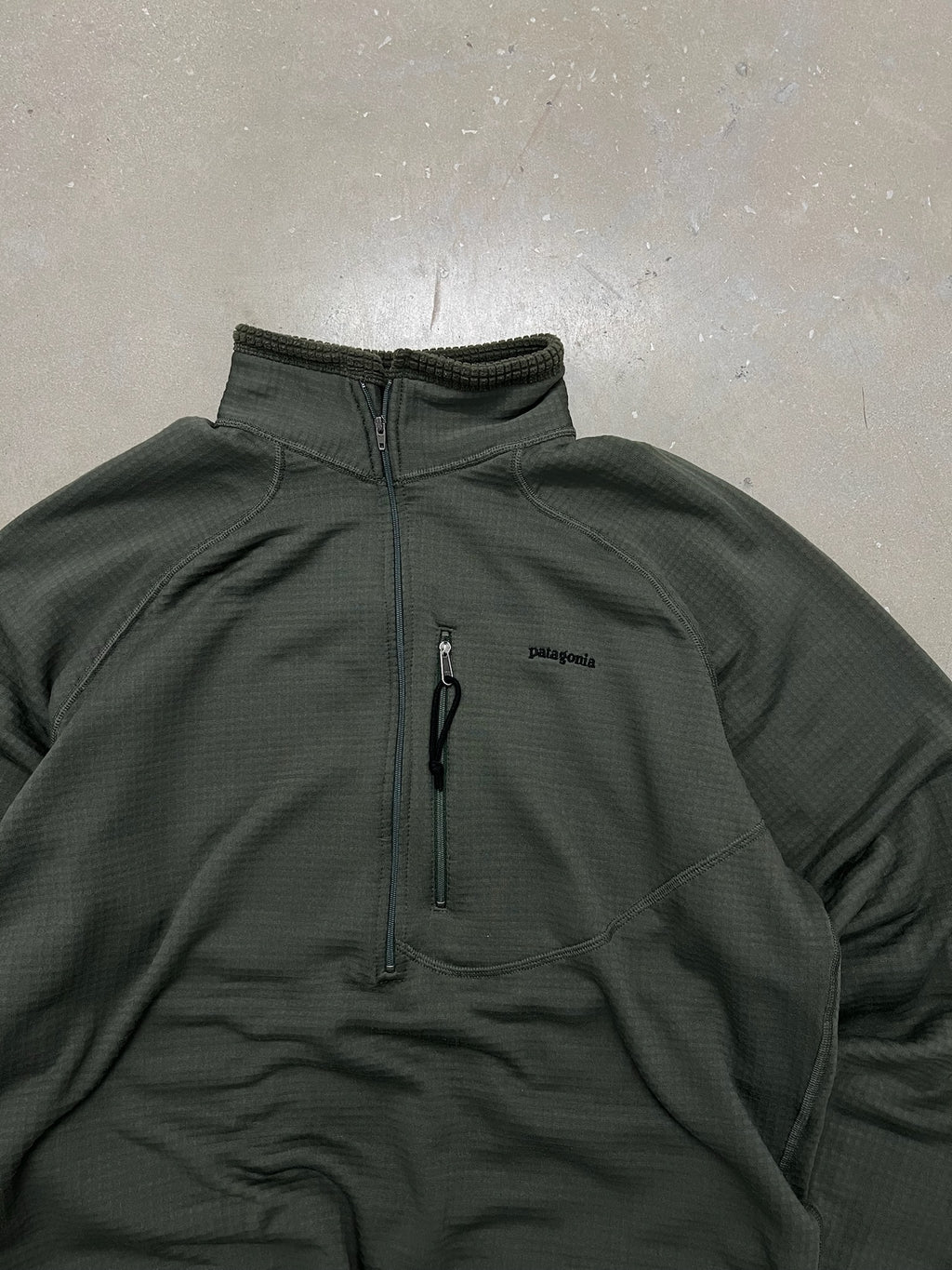 Vintage Patagonia Green Quarter Zip - XL