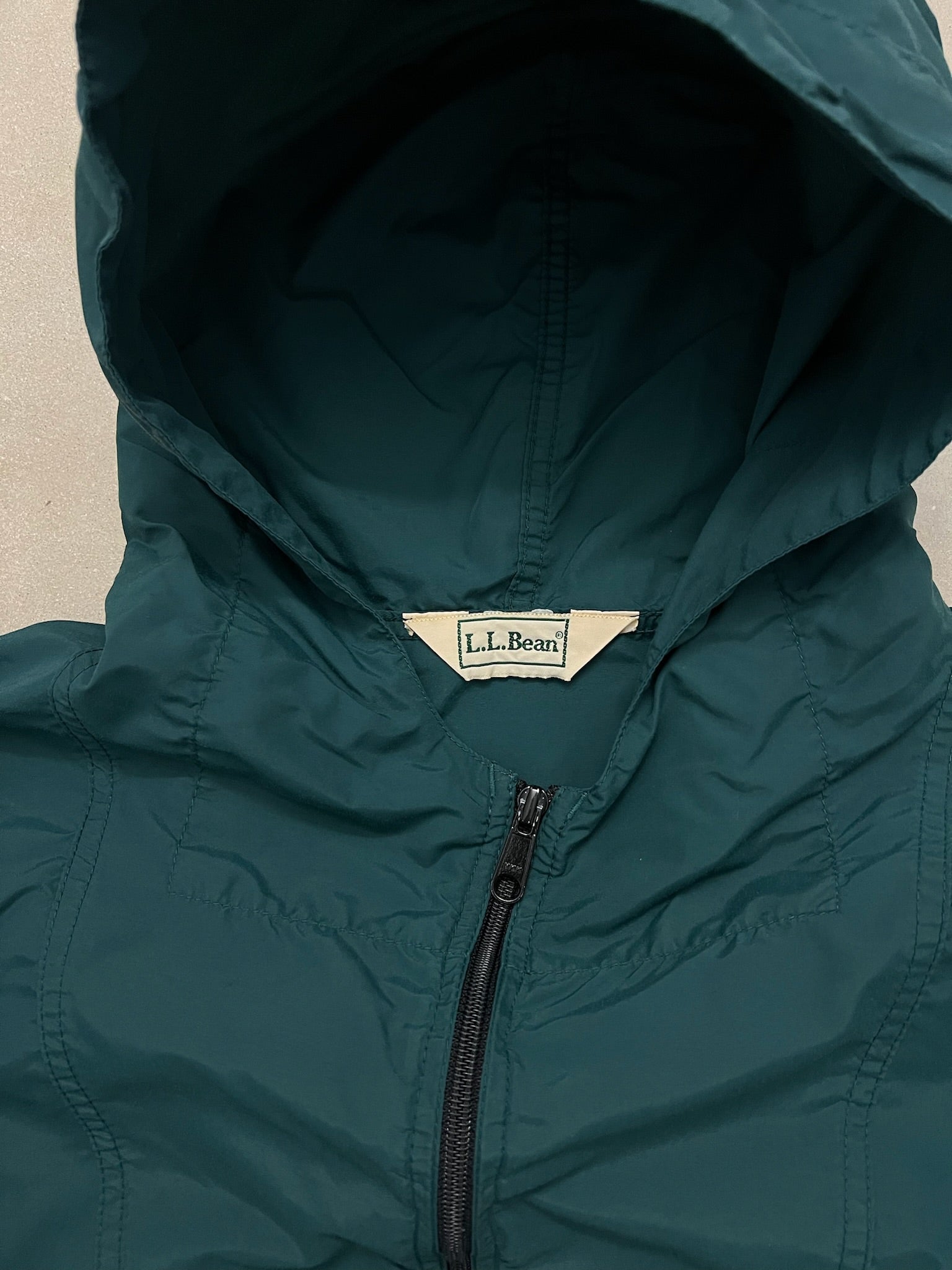 Vintage LL Bean Green Anorak Jacket - XL